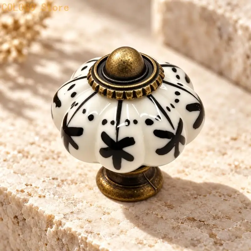 8Piece 8Piece Furniture Pull Ceramic Pumpkins Knobs for Wardrobes and Storage Cabinets D0LD - Aliexpress Deal