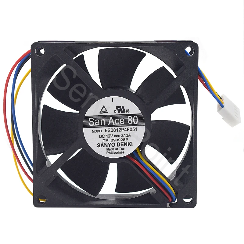 

Working For 8025 8CM 9S0812P4F051 12V 0.13A 4 wire PWM Ultra-Quiet Chassis Fan