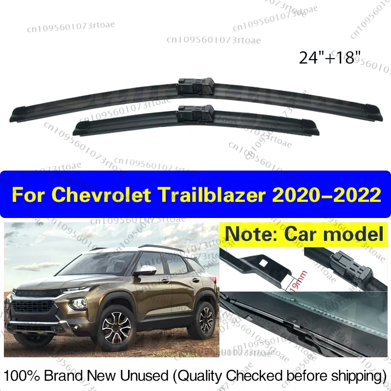

Car Front Windshield Wiper Blades For Chevrolet Trailblazer 2020 2021 2022 Windscreen Car Accessories Window Brushes 24"+18"