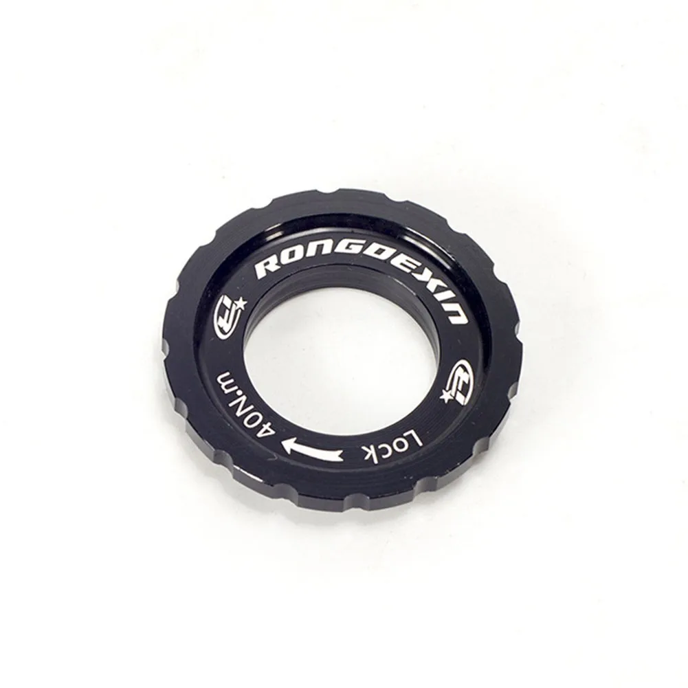 CNC Machined Aluminum Center Lock to 6 Bolt Disc Adapter for Bicycle Wheel Hubs Compatible with For ROTOR Systems