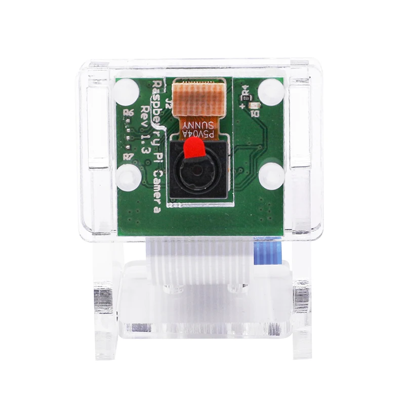 Étui de protection en acrylique pour appareil photo Raspberry Pi, coque pour appareil photo et promp ket, accessoires Pi 2 en 1