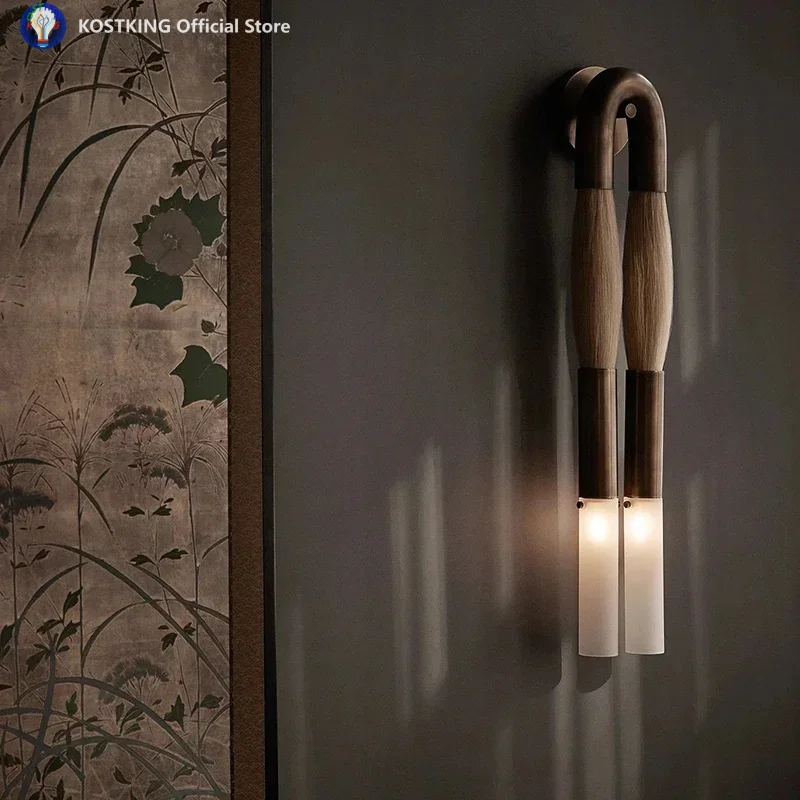 

Horsehair Sconce Wall Lamp Nordic Vintage Designer Copper Decor LED for Bedroom Corridor Hotel Living Dining Room Wall Light