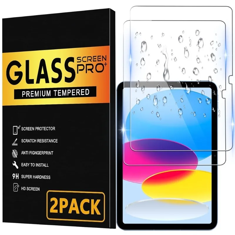 

1-2 шт. защитных пленок из закаленного стекла для iPad 12-го поколения 2026 года, HD-прозрачные, устойчивые к царапинам и разрушениям, для защиты экрана планшета iPad 12-го поколения 2026 года