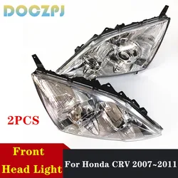 1Pair 2PCS Left and Right Car Front Bumper Driving Head Light Headlamp Headlight For HONDA CRV CR-V 2007 2008 2009 2010 2011