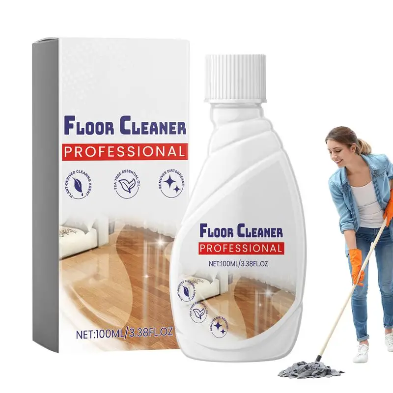 Floor Cleaning Solution Multi-Surface Cleaner 100ml Household Supplies Floor Polisher Liquid All Purpose Cleaner Hardwood Floor