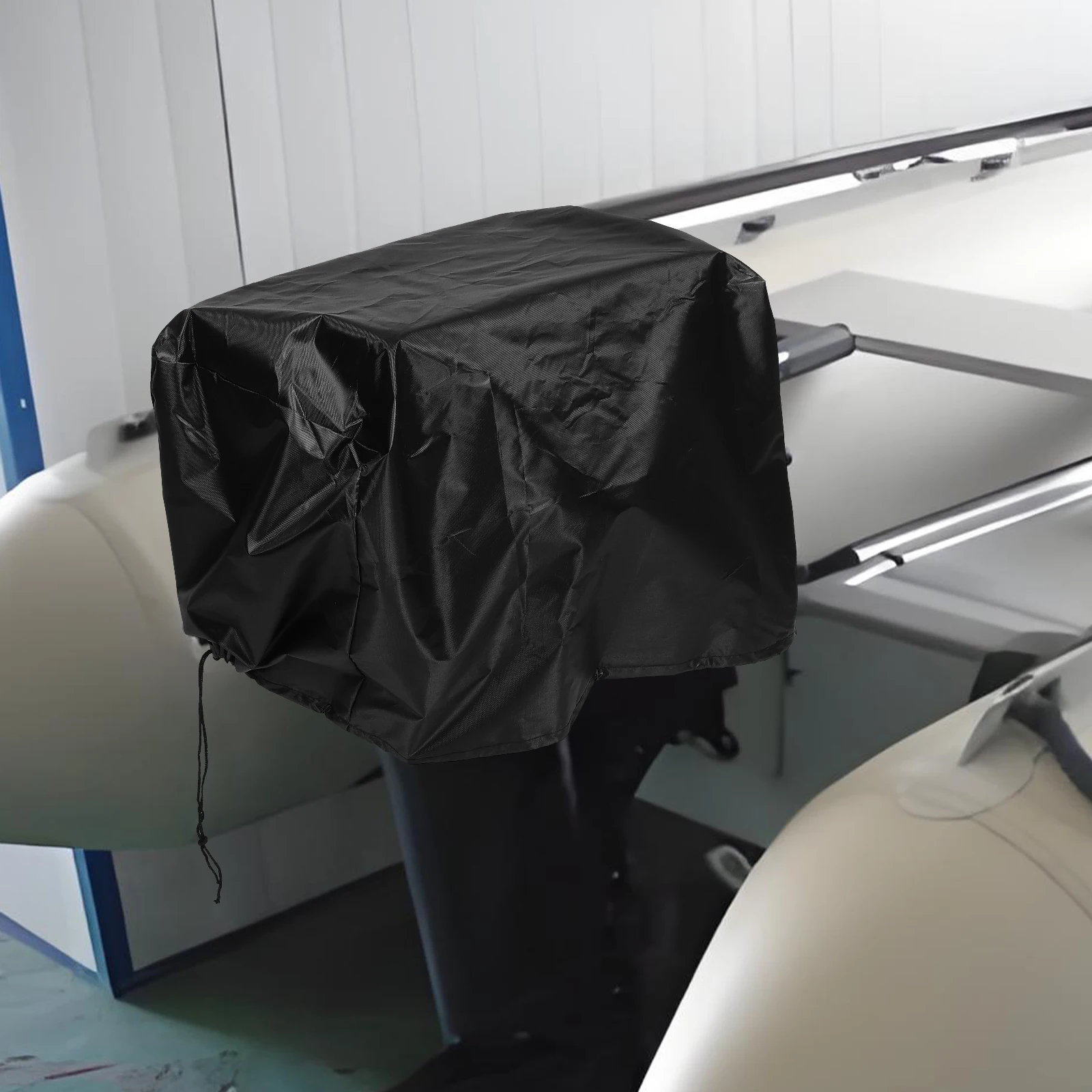 

Outboard Motor Dust Cover Boat Engine Hood Kayak UV Prevention Oxford Cloth Canoe Fishing Protective Cover Accessories