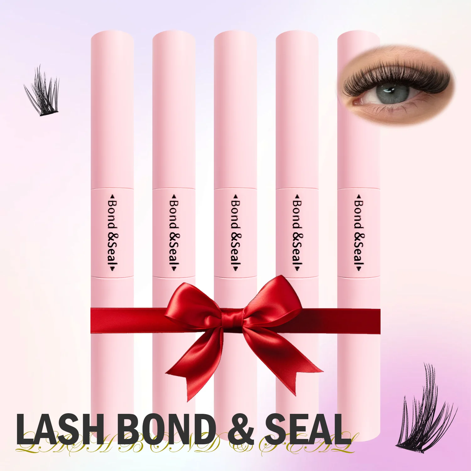 Waterproof Lash Sealant for Cluster Lashes, Long-Lasting Clear Coating, Strong Hold & Odorless