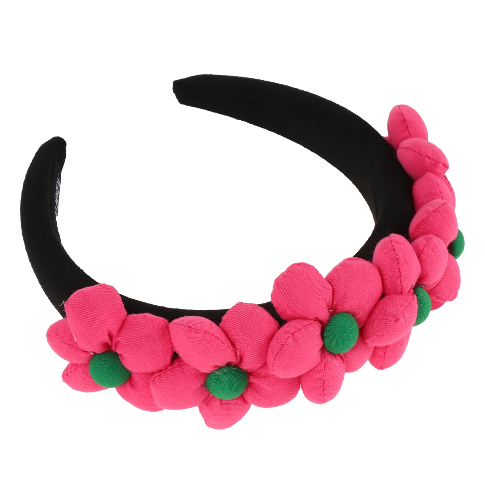 

Flower Headband Teens Girls Fabric Flower Decor Comfortable Hair Accessory Wide Headband Outdoor Activities Valentine Gift