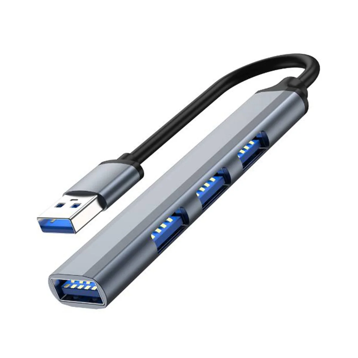 뛰어난 4 포트 USB 허브 분배기 멀티 허브 USB-USB 3.0 어댑터 USB 여러 포트 전원 어댑터