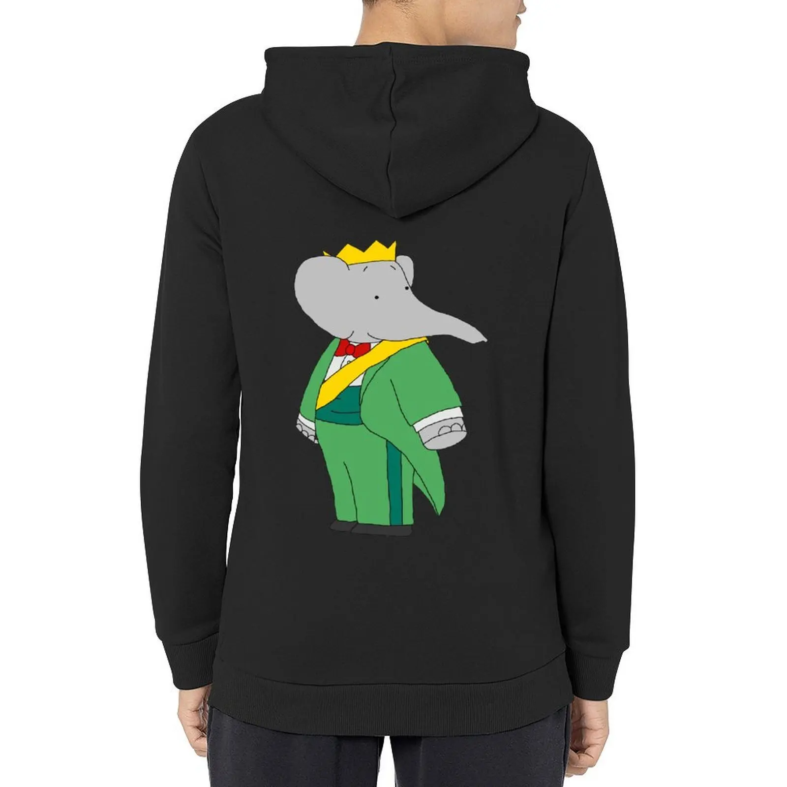 

Babar the elephant king Hoodie korean autumn clothes korean style clothes mens clothing autumn clothes japanese hoodie