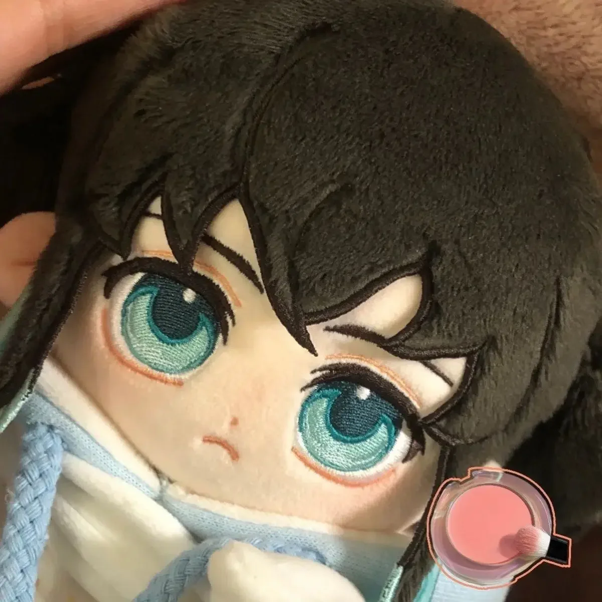 20 cm pelúcia kimetsu não yaiba tokitou muichirou anime cosplay atributo figuras de pelúcia vestir-se boneca de algodão presente dos desenhos animados