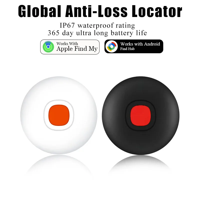 

New Dual System Tracker for iOS or Android Tracking Air Tag Locator work with iOS Find My or Google Find Hub App