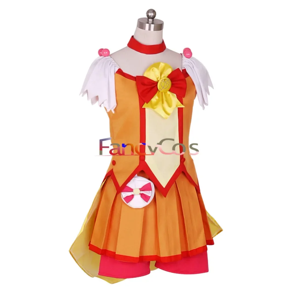 Anime Kid Glitter Force Hino Akane Glitter Sunny Cure Sunny Dress Cosplay Costume Halloween Costumes for Women Carnival Party