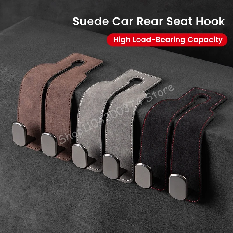 

2 in 1 Car Hook For Car Rear Seat Back Hooks Headrest Hanger Clip Universal Double Hooks Holder Storage Car Interior Accessories