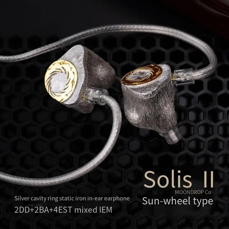 

New Solis second-generation electrostatic dynamic coil unit in ear HIFI earphones monitoring headphone