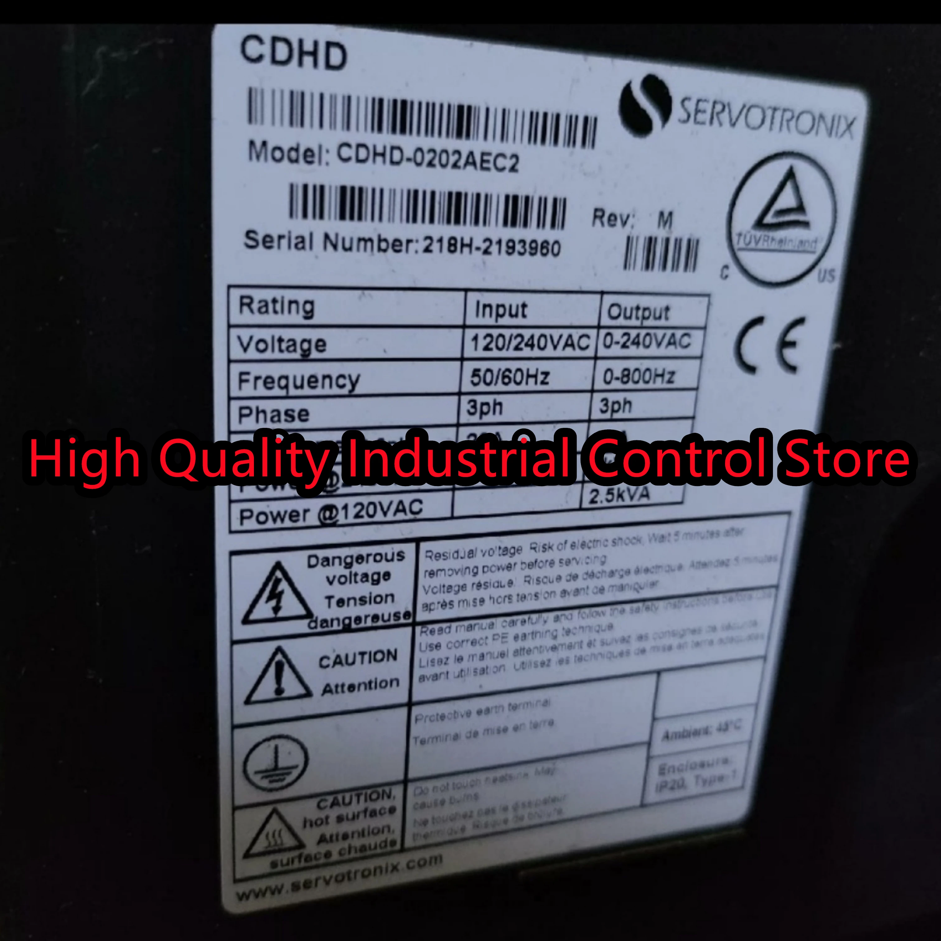 

Brand new CDHD-0202AEC2 CDHD-0202APB0 Servo driver