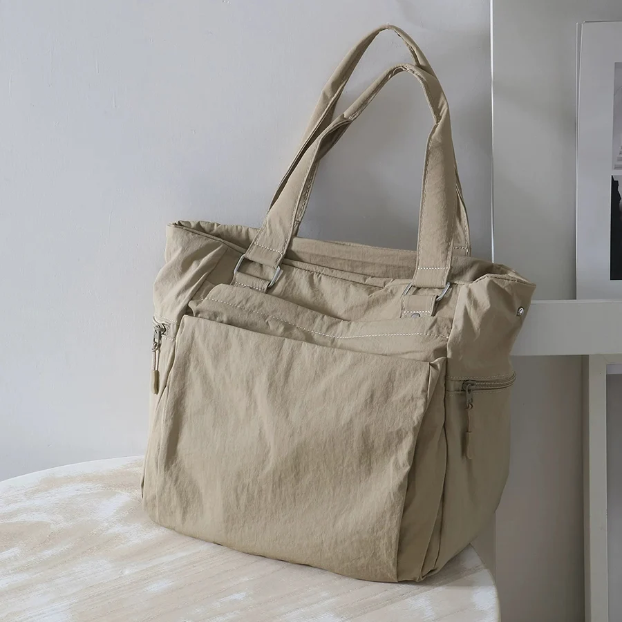 

Waterproof Large Capacity Multi Pocket Handbag Female Shoulder Bag for Women Casual Tote Bag Travel Daily Shopper Bags Bolsa