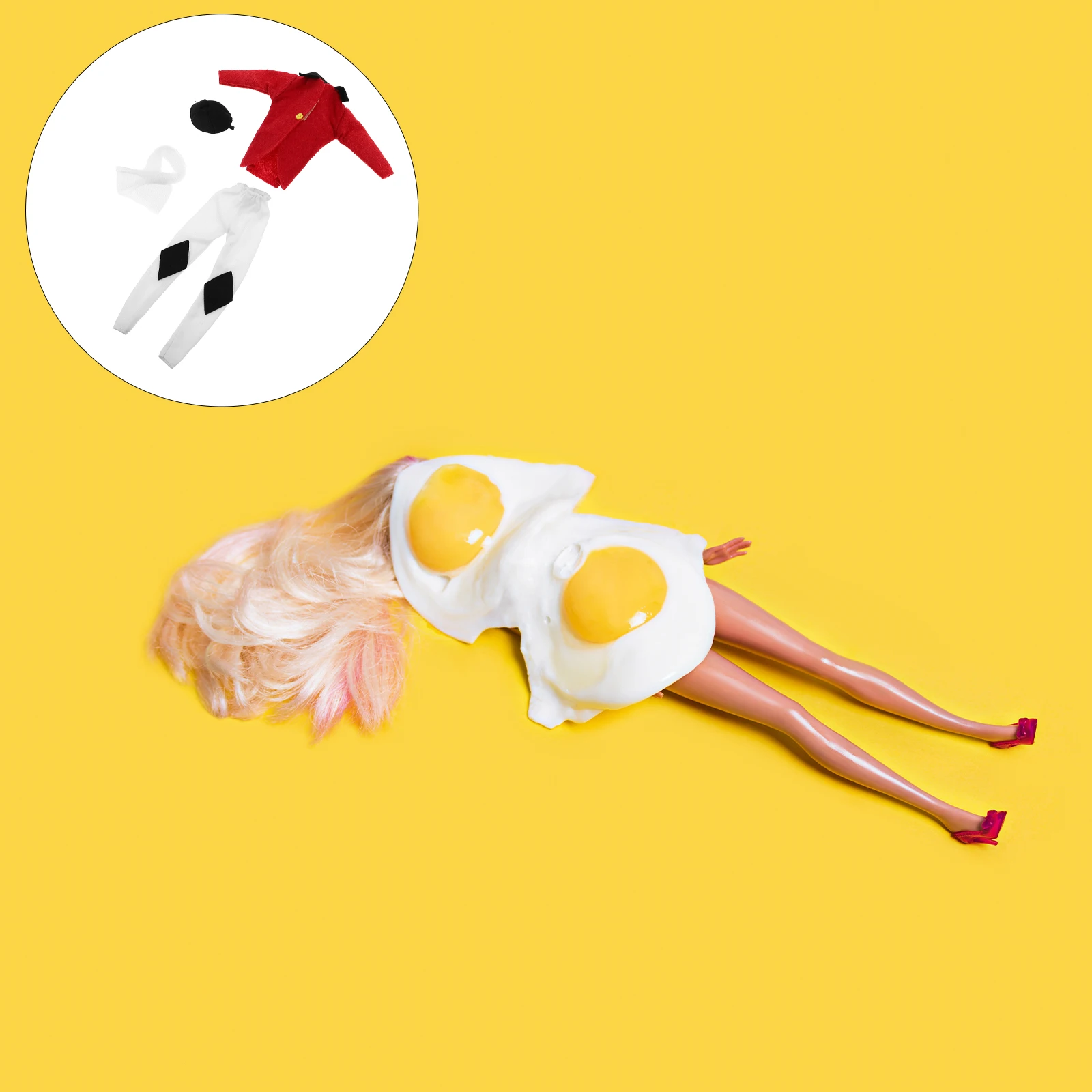 

1 set 1 Set Equestrian Outfit For 11-Inch Red Riding Jacket Pants Hat Scarf Horseback Riding Clothes Display Accessories