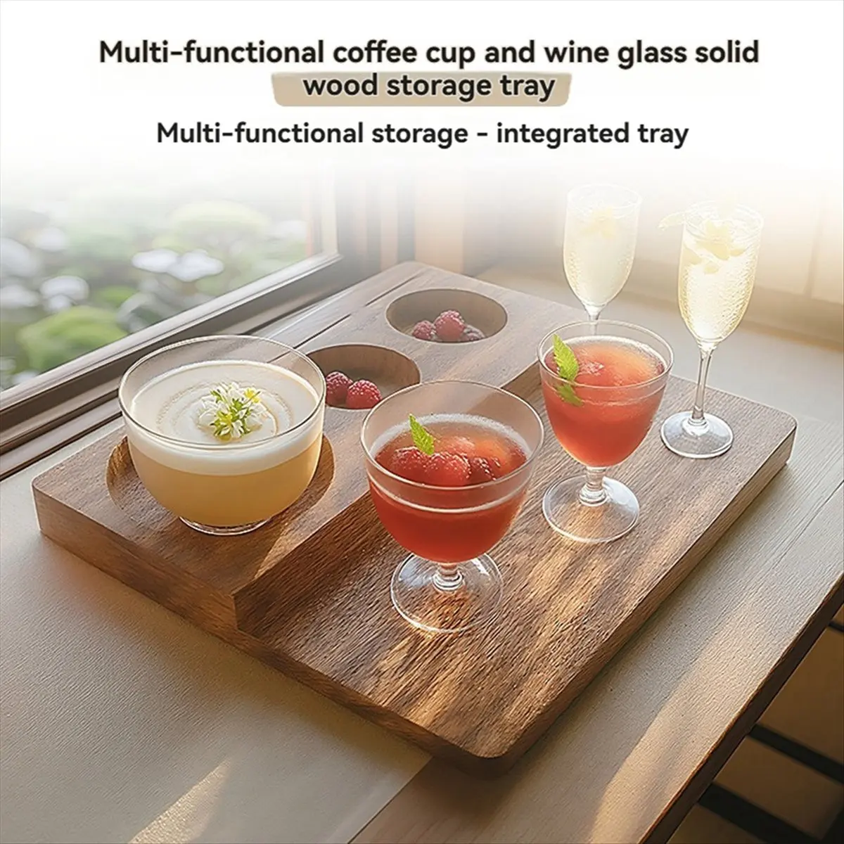 Walnut Wooden Tampi…