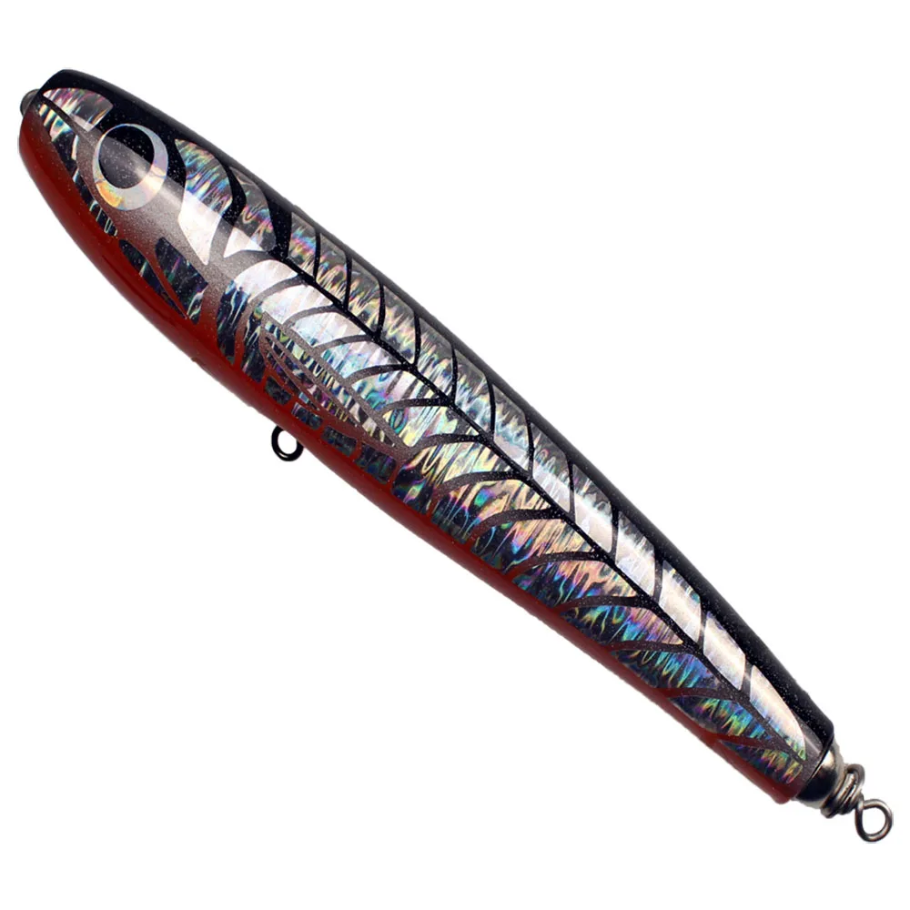 Komuso Souls Wood Floating Popper Stickbait Fishing Lure Medium Heavy Paulownia Popping for , Kingfish, BluefinTuna