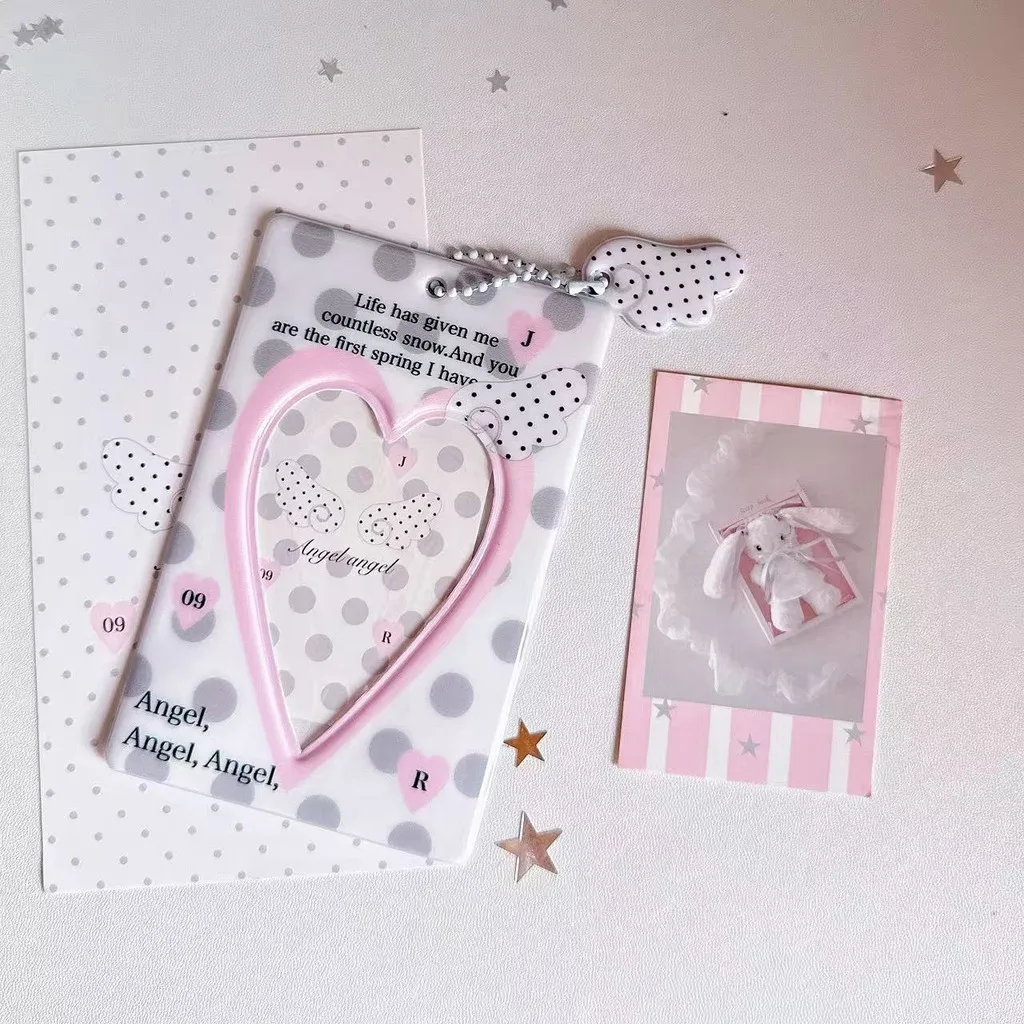 Pvc Card Holder Versatile Id Card Holder Transparent Card Sleeve Decorative For Transport Cards Collectible Cards Casual Travel
