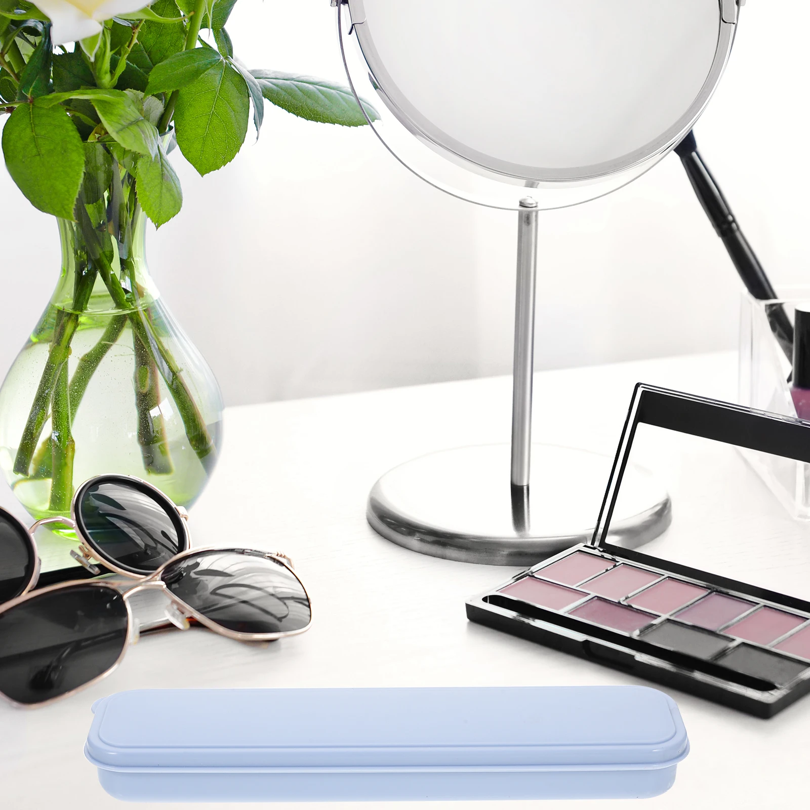 

6 Pcs Large Storage Box Travel Multi-functional Brush Holder Pp Slim Pencil Case