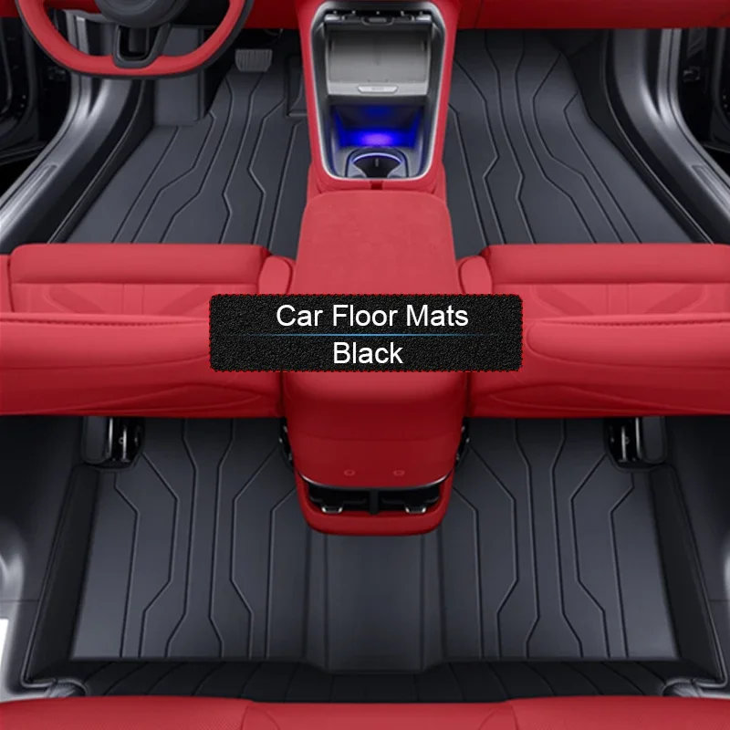 

Custom Nappa Leather For ZEEKR 007 GT 2025-Present Anti-Slip Car Foot Protect Mat Luxury Waterproof Floor Pad Interior Accessory