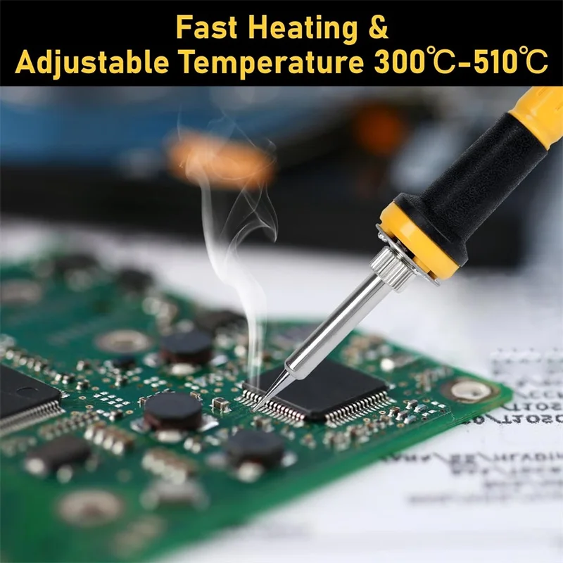 ل ديوالت 18 فولت 20 فولت بطارية 60 واط اللاسلكي الكهربائية سبيكة لحام أداة لحام 300-500 ℃ درجة الحرارة قابل للتعديل التدفئة السريعة #6