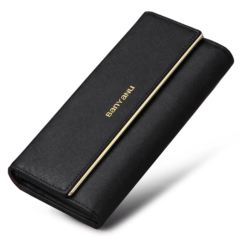 New Large-Capacity Genuine Leather Wallet For Women Long Multi-Functional Card Holder Fashionable Clutch Luxury Design