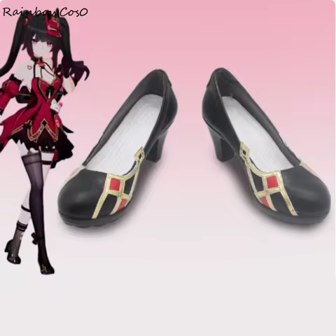 Xiangling Genshin Impact Cosplay Shoes Boots Game Anime Halloween RainbowCos0 W4320