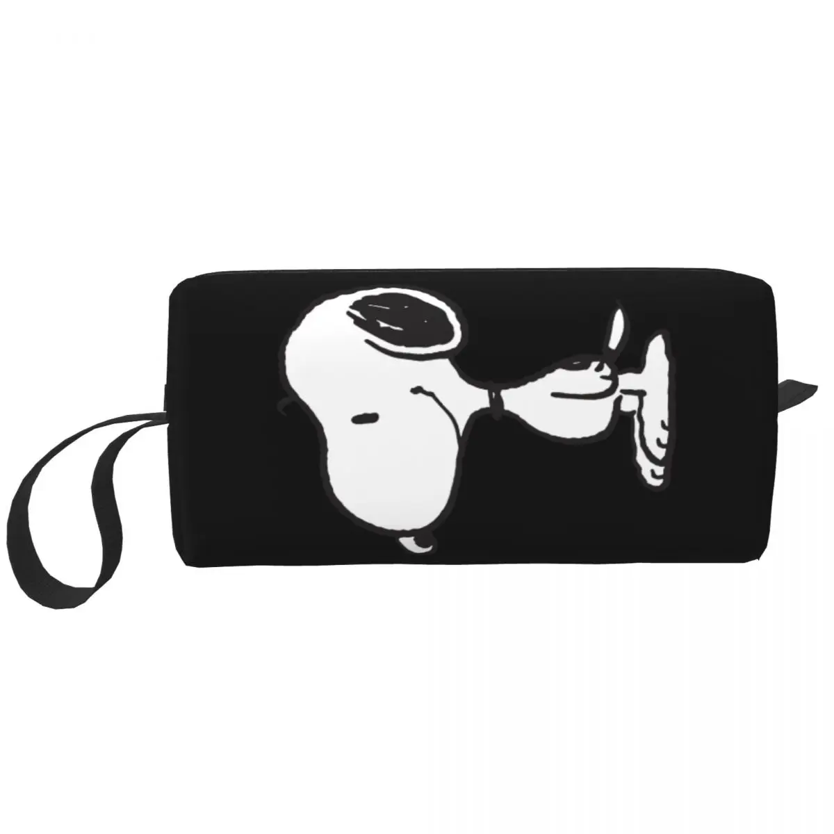 Custom Snoopys Dog Travel Cosmetic Bag Women Makeup Toiletry Organizer Ladies Beauty Storage Dopp Kit