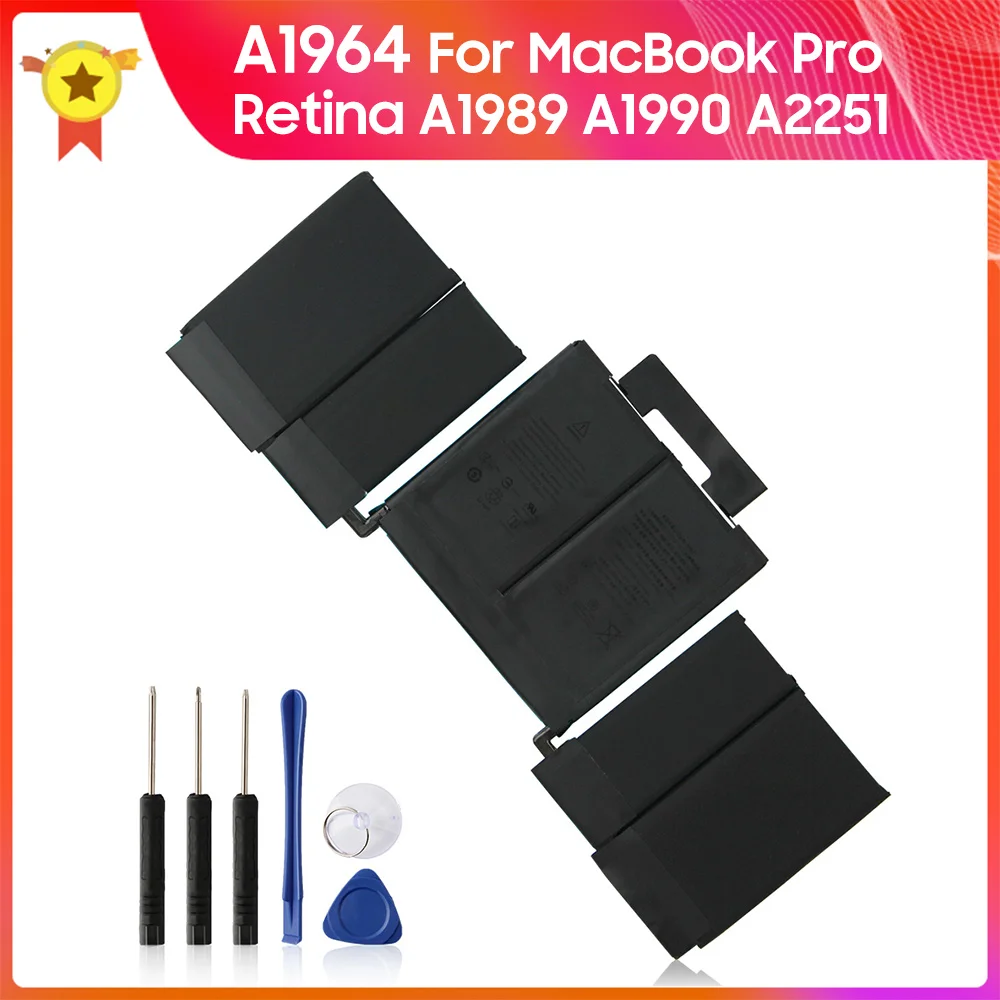 

Replacement Battery A1964 For MacBook Pro Retina A2251 A1990 A1989 Replacement Battery 5086mAh