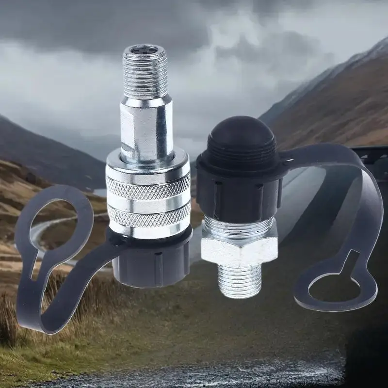M16x1.5 & ZG3/8 Hydraulic Quick Coupler Set - Zero-Leak Quick-Connect Kit for Hydraulic Tools & Machinery