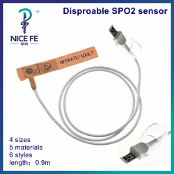 Disposable SpO2 Sensor With Bandage And Adult Pediatric Infant Neonate Size For massimo