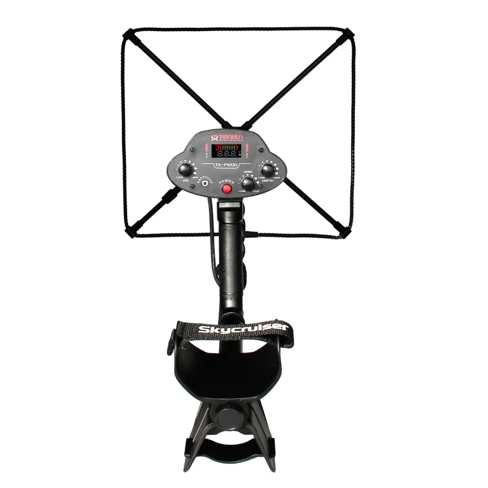 PI200 Pulse Induction Metal Detector Long Range Gold Silver Copper Deep Industrial Underground Metal Detector 5M Location
