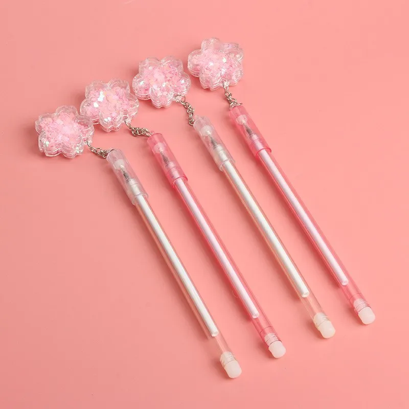 Korean Version Creative Milk Tea Cup Pendant Neutral Pen Cute Sequins Pendant Signature Pen Drawing Toys Student Stationery Gift