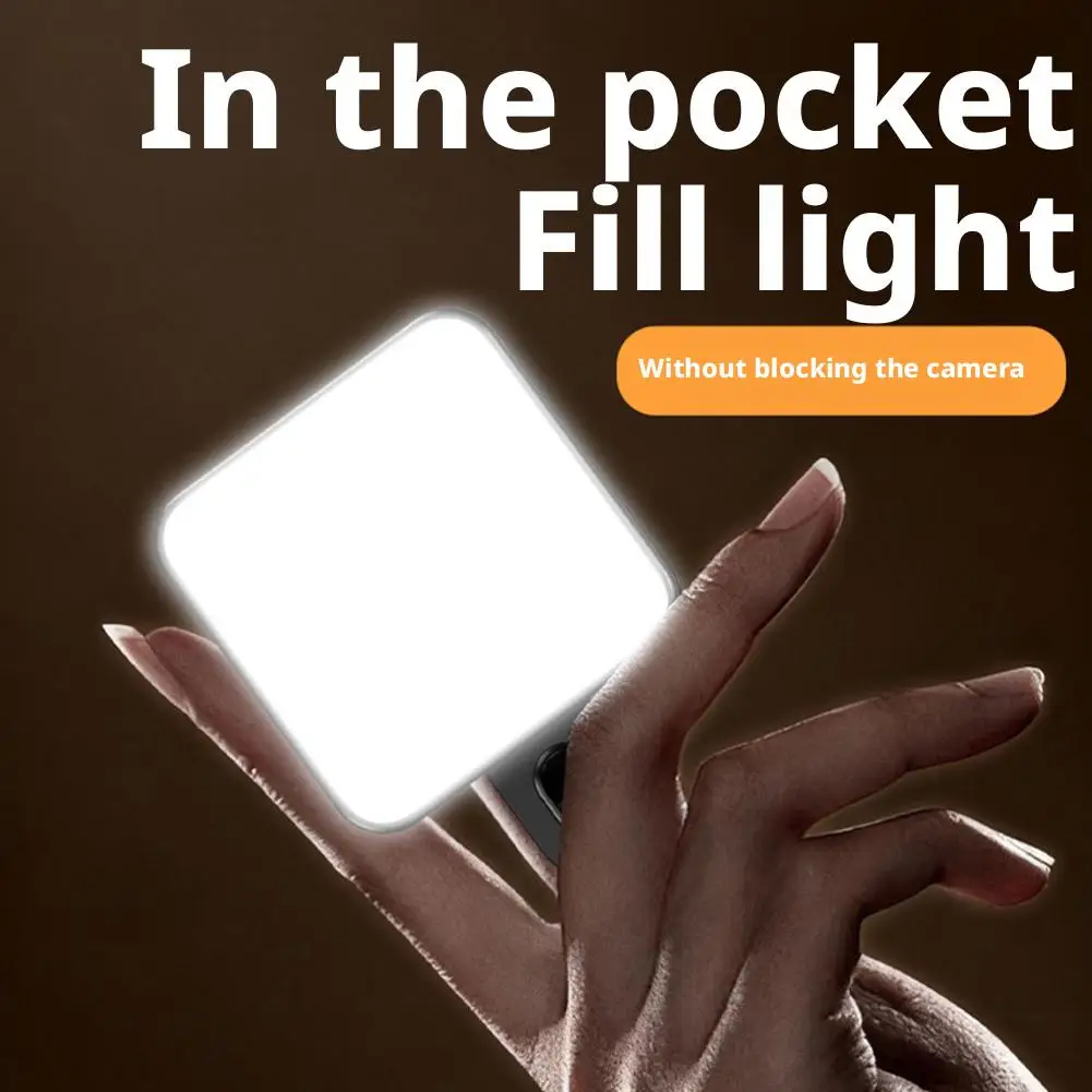 جيب RGB ملء الضوء المحمولة LED ضوء فيديو صغير ملء الضوء للكاميرا الهاتف الذكي لأجهزة الكمبيوتر المحمول GoPro Selfie مصباح RGB قابل للتعديل