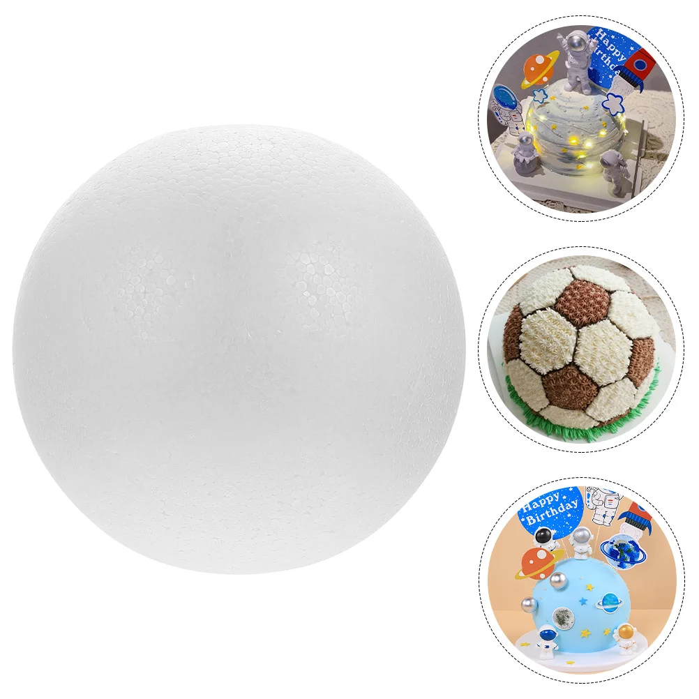 

Foam Cake Model Ball Shaped Fake Practicing Dummies Compact Gathering Reusable Foams Wedding Baby