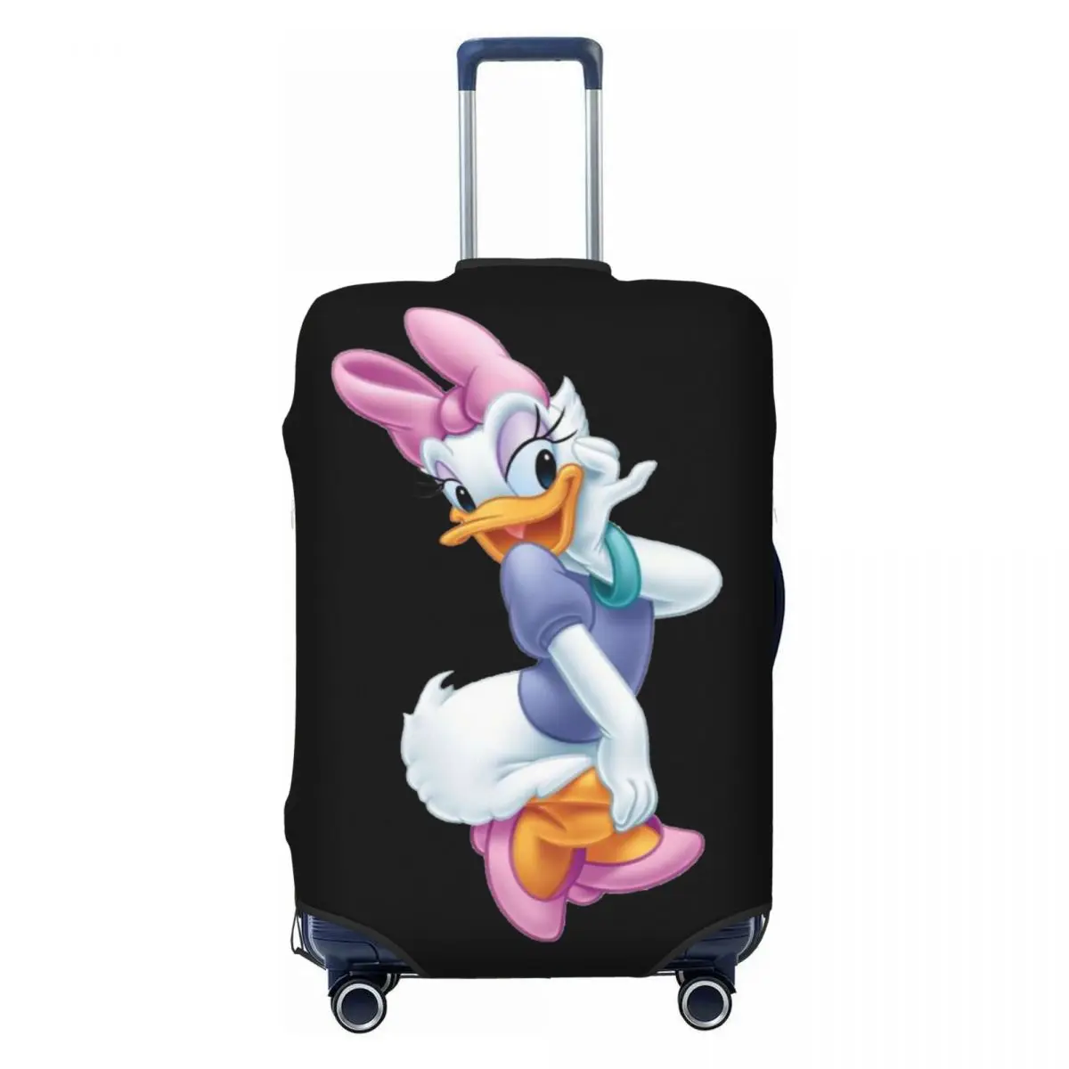 

Чехол для чемодана Custom Donalds Anime Ducks Daisy Duck, моющийся, защитный, подходит для чемоданов 18-32 дюймов