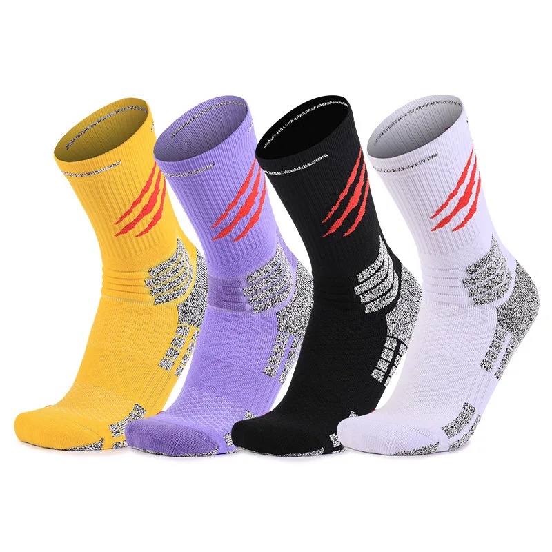 

Профессиональные баскетбольные носки серии Claw, мужские когти, когти динозавра, утолщенные амортизирующие носки для тренировок, актуальные соревнования