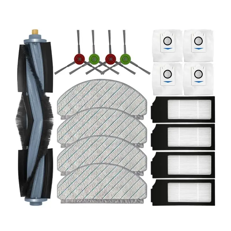 

A50F - Аксессуары для робота-пылесоса Ecovacs X1 Plus / T10 Plus: основная и боковые щетки, HEPA-фильтр, мешок для сбора пыли, тряпка для мытья полов