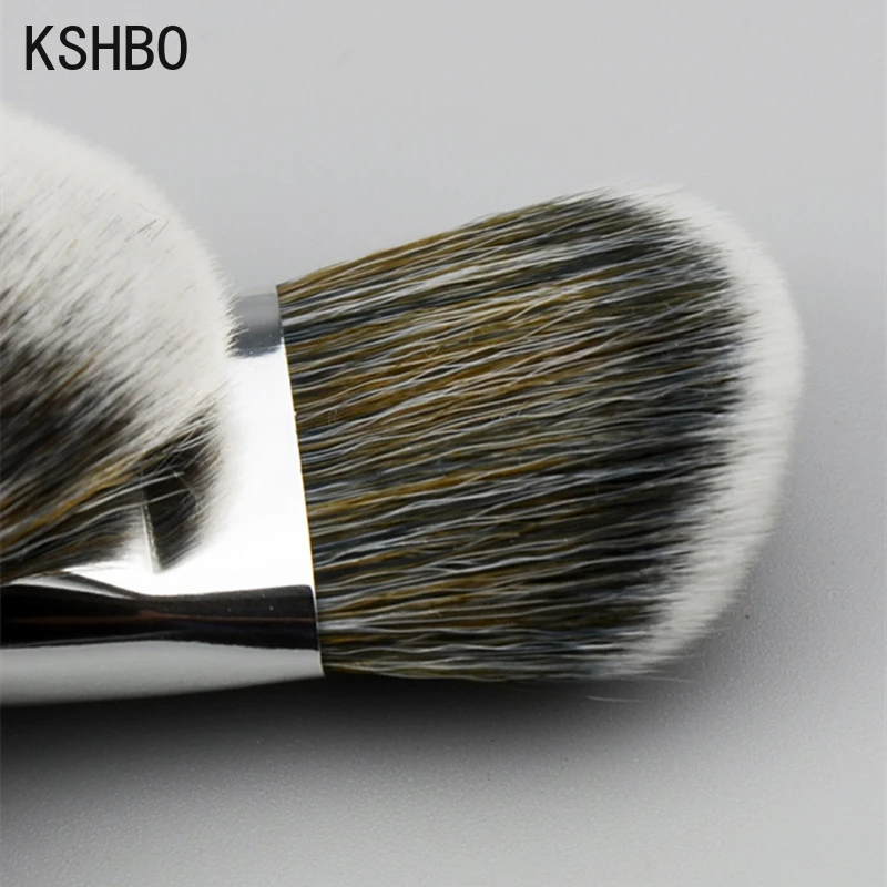 KSHBO Foundation Brush 47 Broom Head Liquid Foundation Shadow Repairing Brushes Women Face Base Makeup Beauty Professional Tools