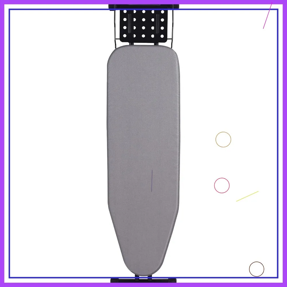 

Full Size Ironing Board with Heat Resistant Cover, Thick Felt Pad, Sturdy Foldable Design, Adjustable Height 29-35 inches