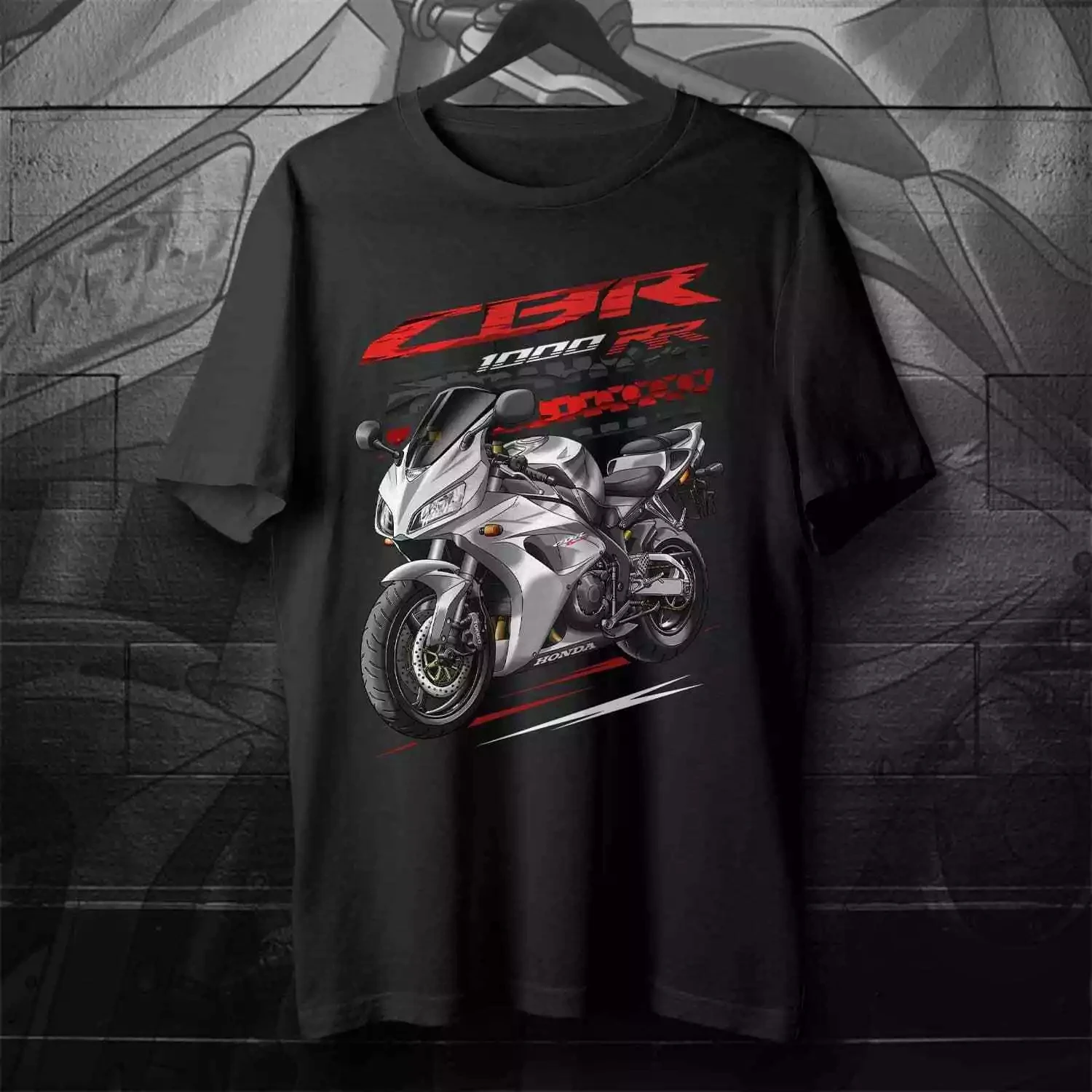 

Summer Cotton Round Neck Short Sleeves for Men Women CBR1000RR 2006-2007 Motorcycle T-Shirt for Riders