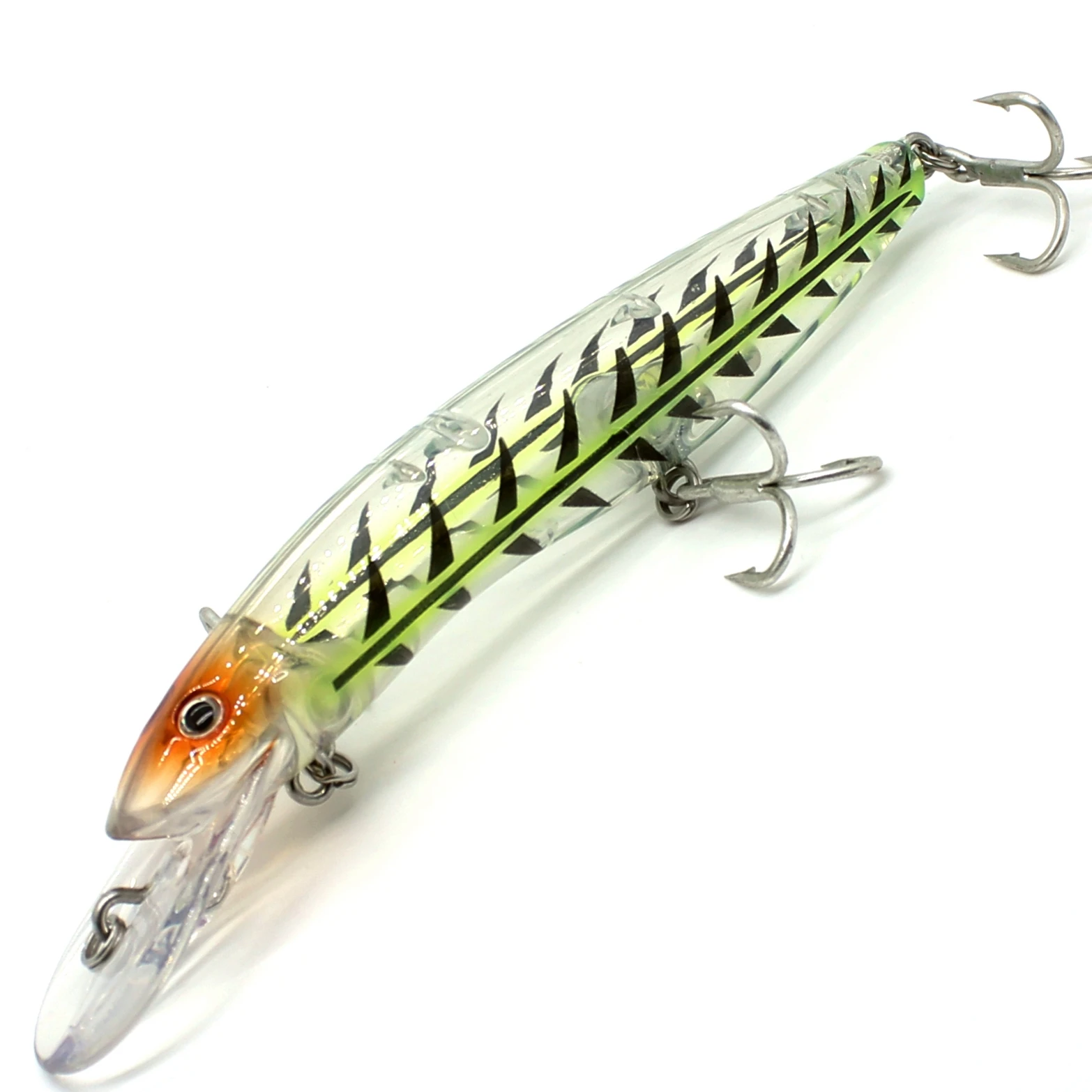 Floating Big Minnow Hard Bait, Jerkbait Rattle, Deep Sea Boat, Rock Lure, 4X Treble Hooks, Japan Quality, 125mm, 26g, 1Pc