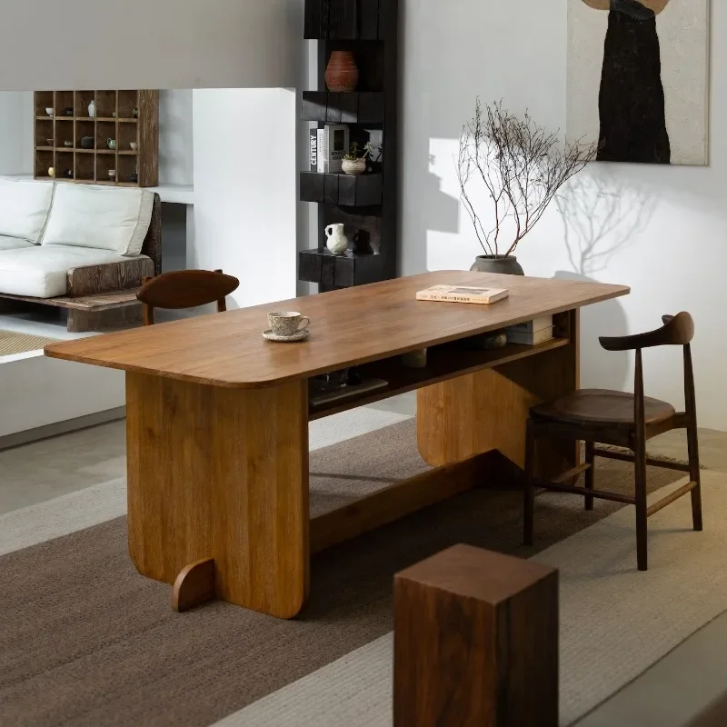 Mesa de Comedor de Madera para Salón, Mesa de Servicio, Mesa de Póker, Mesa de Recepción, Ahorro de Espacio, Moderna, Mesas de Jantar, Muebles para el Hogar