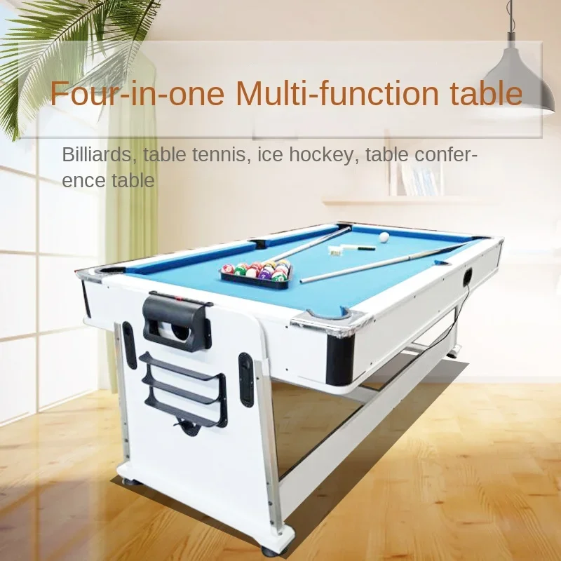 Billiard table four-in-one, multi-purpose table for adults