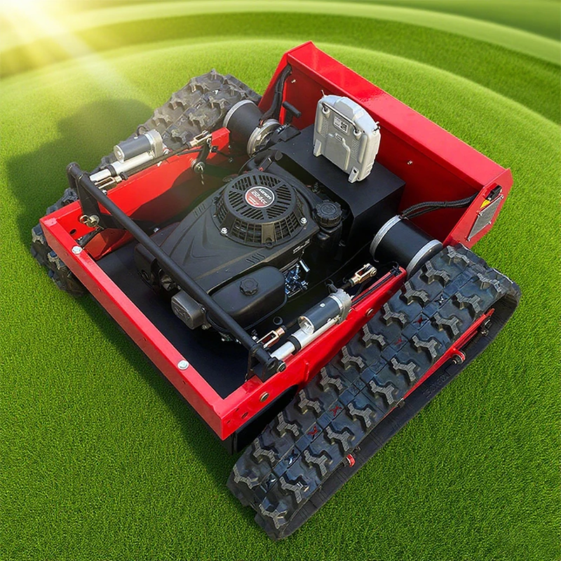 STLF EPA EURO5 All Terrain Remote Lawn Mower Robot 550mm Crawler Remote Control Agricultural Lawn Mower