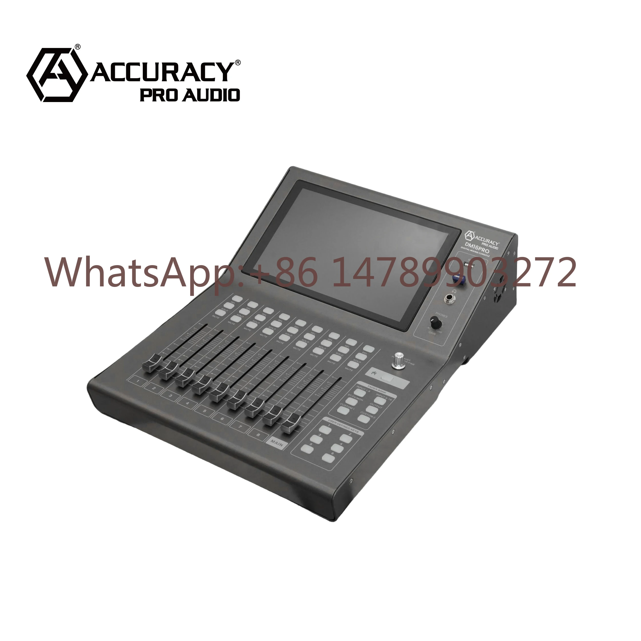 Аудиомикшер Accuracy Pro Audio DM16PRO с 16 каналами для студийной записи и живых выступлений