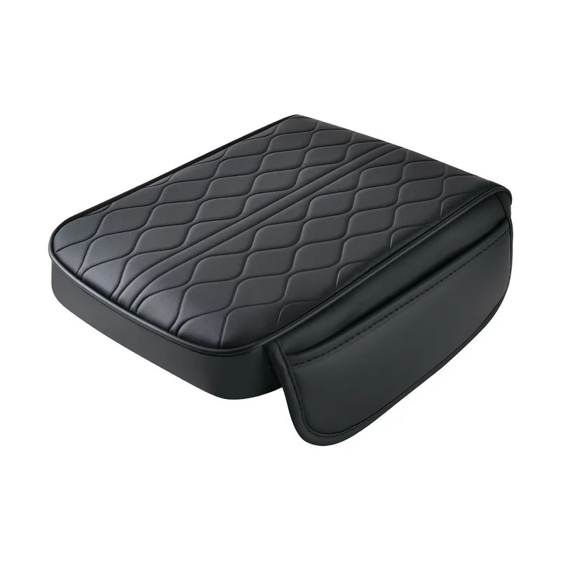 Storage Style Car Armrest Box Height Pad Universal Leather Memory Foam Height Pad Auto Center Armrest Protective Cushion Support